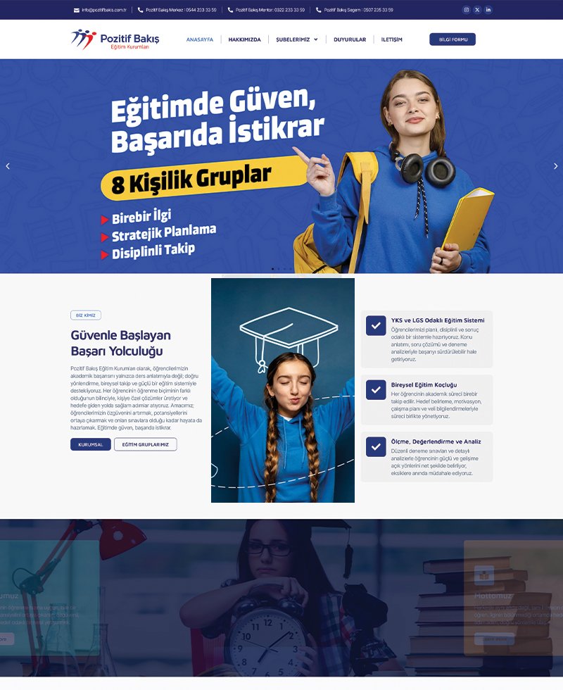 Pozitif Bakış Eğitim Kurumları