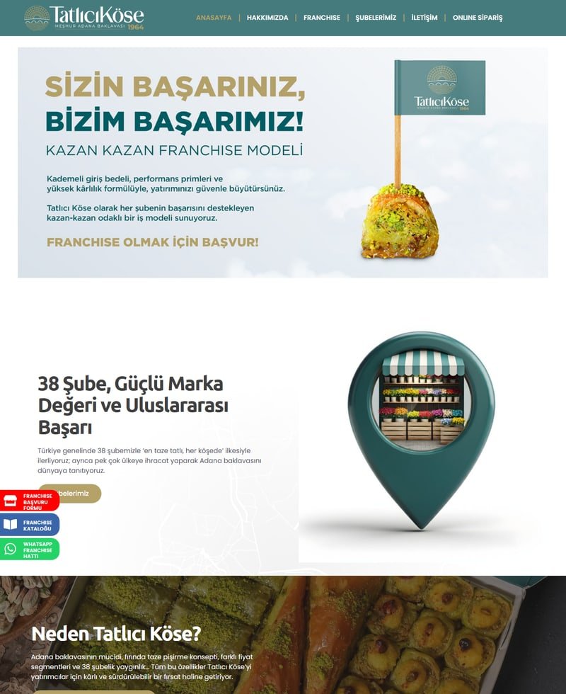 Tatlıcı Köse Kurumsal