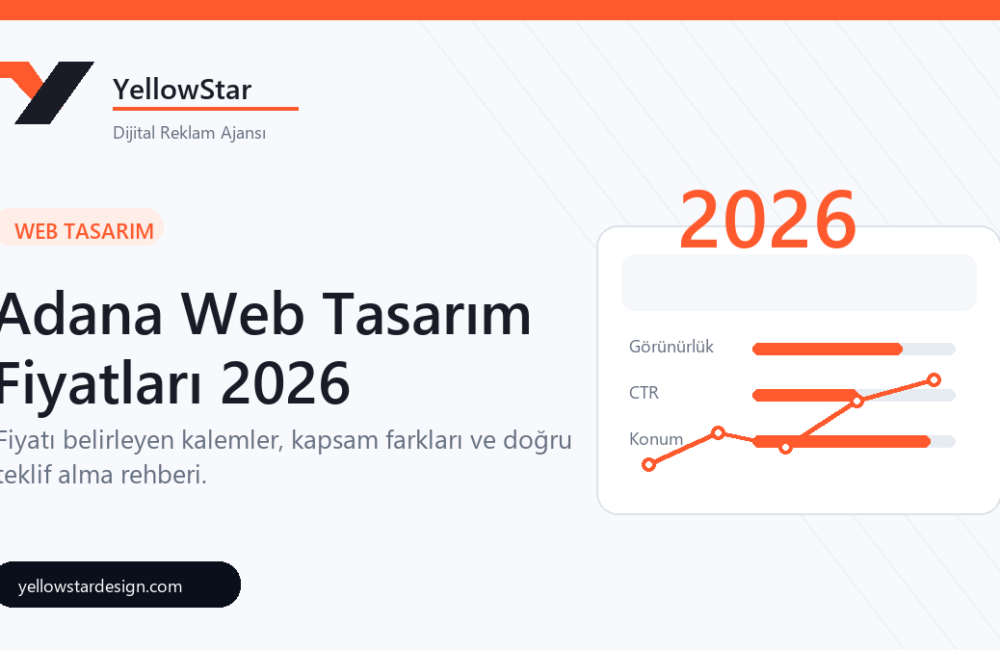 Adana Web Tasarım Fiyatları 2026: Doğru Teklif Nasıl Alınır?