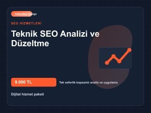 Teknik SEO Analizi ve Düzeltme - Kapak Görseli