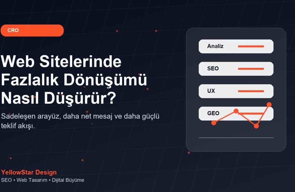 Web Sitelerinde Fazlalık Dönüşümü Nasıl Düşürür?
