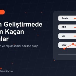 Yazılım Geliştirmede Gözden Kaçan Aşamalar