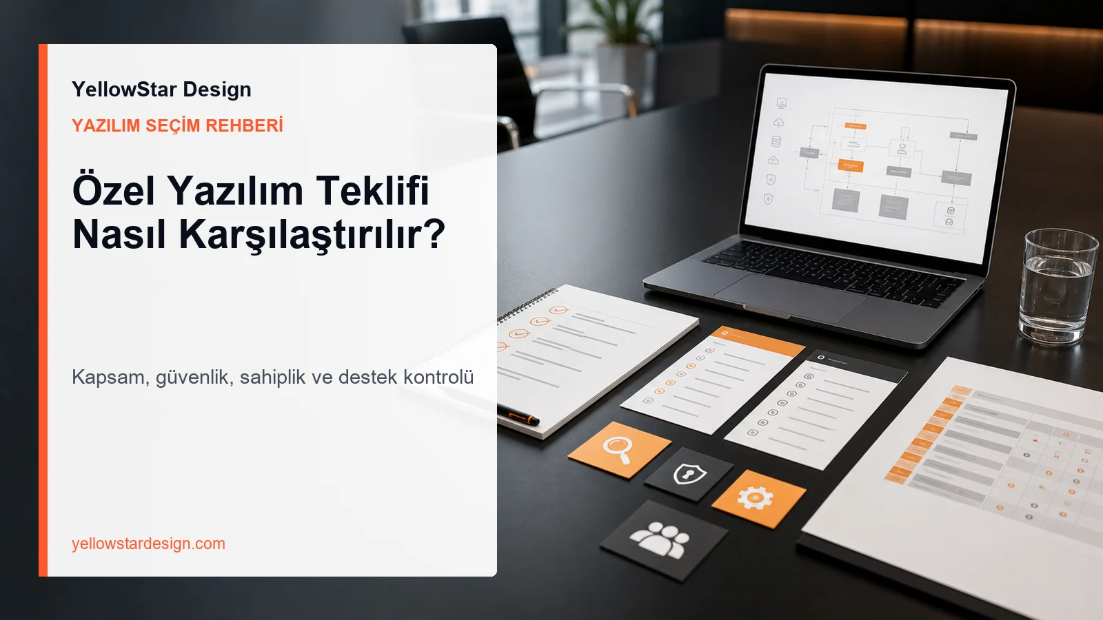 Adana yazılım şirketleri için özel yazılım teklifi karşılaştırma dokümanları